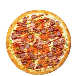 Римская пицца "Мама Рома с сочными колбасками" 30 см