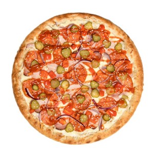 Римская пицца от "Дона Корлеоне под соусом шрирача" 30 см
